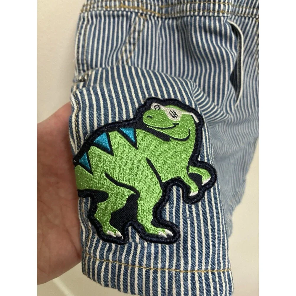 The Children Place Baby Dinosaur Theme Overalls - Size 3T